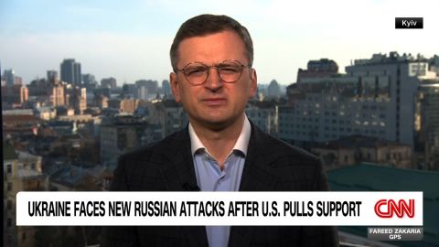 <p>Fareed speaks with former Ukrainian Foreign Minister Dmytro Kuleba about Ukraine’s survival against Russia, during a time of strained relations between Washington and Kyiv.</p>