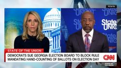 <p>Georgia Sen. Raphael Warnock tells CNN’s Dana Bash Democrats will "continue to be vigilant in court" but encourages voters to "show up in robust numbers."</p>