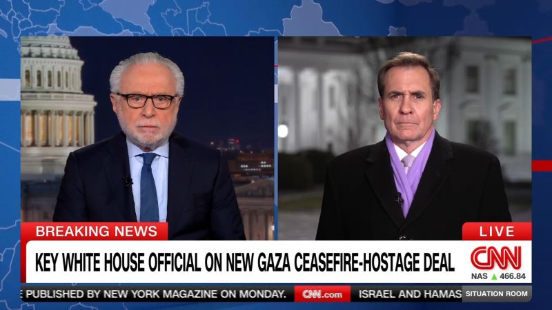 Key White House Official John Kirby joins Wolf to discuss Biden and Trump roles in securing Gaza ceasefire and hostage deal