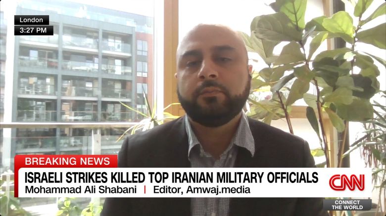 <p>Iran expert Mohammad Ali Shabani explains to CNN's Becky Anderson what he sees as the most significant blow to Iran from Israel's widespread strikes: the killing of the Chief of Staff of the Iranian Armed forces Mohammad Bagheri. </p>