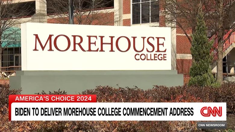 <p>U.S. President Joe Biden is heading to Georgia to speak at the Morehouse College commencement. He'll also spend time at a fundraiser, in an attempt to shore up support among Black voters for his reelection. CNN's Nick Valencia reports.</p><p><br /></p>