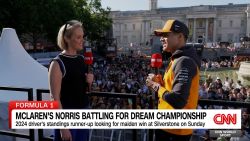 <p>McLaren's Lando Norris says that if he could swap his 7 previous race wins to finish first at Silverstone, he would. World Sport's Amanda Davies caught up with him earlier this week at the McLaren racing event in Trafalgar Square. </p>