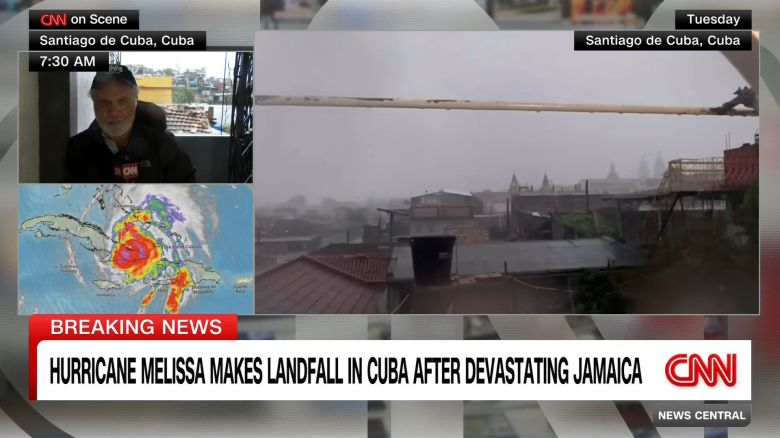 <p>CNN's Patrick Oppmann is in Cuba as Hurricane Melissa makes landfall. He describes how the storm is creating a tough situation for many in Cuba, which is already suffering from weak infrastructure.  </p>