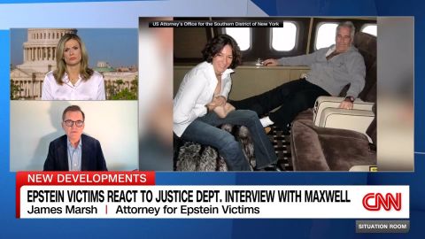 <p>James March, attorney for several Jeffrey Epstein Victims, talks with CNN's Pamela Brown about the release of the transcript and audio recording of the Justice Department's interview with Epstein associate Ghislaine Maxwell.</p>