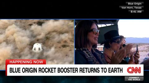 <p>Jeff Bezos' Blue Origin launches its latest star-studded space flight with an all-female crew. CNN Aviation Analyst Miles O’Brien watched as the celebrity space mission came back to Earth.</p>