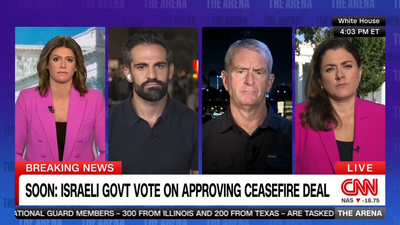 <p>CNN Jerusalem Correspondent Jeremy Diamond, CNN International Diplomatic Editor Nic Robertson, and CNN Senior White House Correspondent Kristen Holmes are reporting live from Tel Aviv's Hostages Square, Cairo, and the White House after Israel and Hamas agree to the first phase of a US-brokered ceasefire deal. </p>