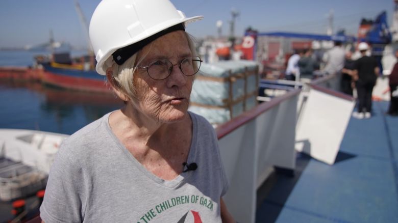 <p>A flotilla of aid is attempting to deliver humanitarian assistance to Gaza, in defiance of Israel who have not granted permission for them to reach the strip.  CNN's Scott McLean went aboard one of the ships and spoke to humanitarian workers about why their attempt is so risky. </p>