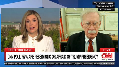 <p>Former US Ambassador to the United Nations John Bolton joined CNN's Pamela Brown to discuss what President Trump has and has not accomplished internationally during his first 100 days in office.</p>