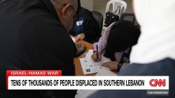 <p>Cross-border attacks have driven tens of thousands of people from their homes on both sides of the Lebanon-Israel border. CNN's Ben Wedeman reports.</p>