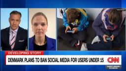<p>Danish Minister for Digital Affairs Caroline Stage Olsen discusses Denmark's plans to ban social media for young users. </p>