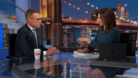 <p>President Alexander Stubb of Finland, whose country is a member of NATO and shares Russia’s border, talks one-on-one with CNN's Erin Burnett about what's next for Putin after President Trump said NATO should shoot down jets.</p>