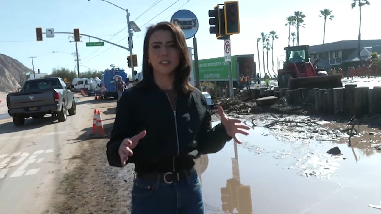 <p>CNN's Julia Vargas Jones shows the <a href="index.php?page=&url=https%3A%2F%2Fwww.cnn.com%2F2025%2F02%2F15%2Fweather%2Fstorm-flooding-snow-tornadoes-climate%2Findex.html">aftermath of a potent storm</a> that plunged parts of California underwater.</p>
