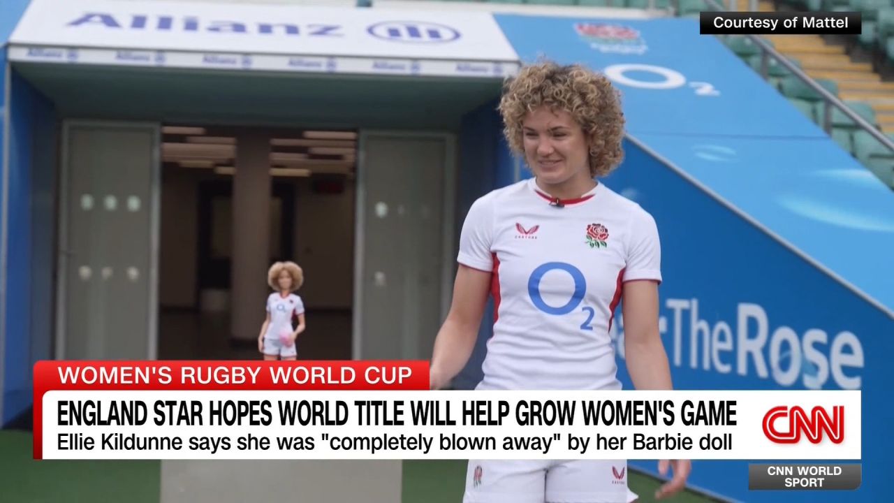 England star reflects on 2025 Rugby World Cup win and being honored with her own Barbie