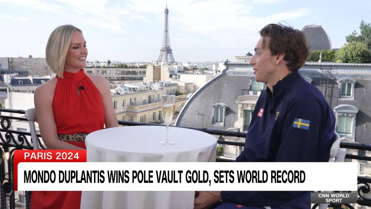 <p>After setting a new world record in his gold medal winning pole vault performance, Mondo Duplantis told CNN's Amanda Davies that he's been preparing his whole life for this moment.?The 24-year-old keeps rewriting the record books – raising the world record 6 centimeters in the last 4 1/2 years since he first broke it, and defending his Olympic title along the way. </p>