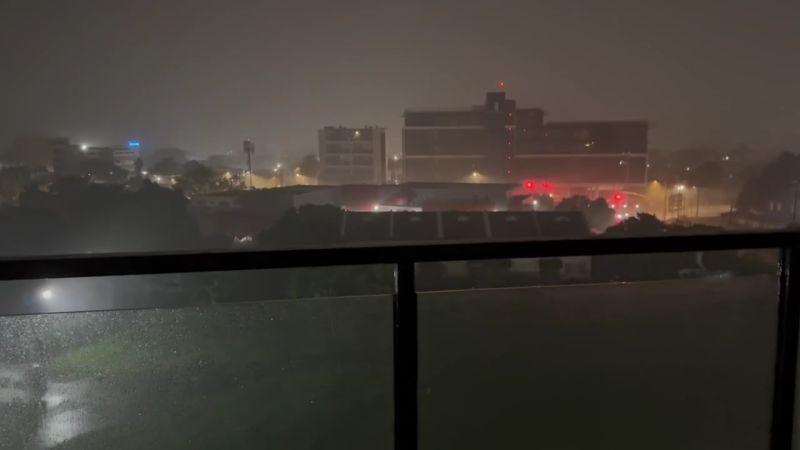 Near hurricane-force winds felt in Kingston early Tuesday