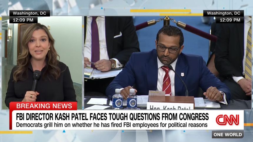 <p>Kash Patel fields questions from Congress on FBI firings and the handling of the Charlie Kirk investigation. CNN's Arlette Saenz is speaking with lawmakers on The Hill. </p>