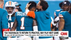 <p>Miami head coach Mike McDaniel said on Monday that medical experts “deemed it safe” for quarterback Tua Tagovailoa to return to the field after suffering a third diagnosed concussion since 2022 earlier this season. CNN World Sport's Don Riddell discusses the news with NFL veteran and CNN Sports' Coy Wire.</p>