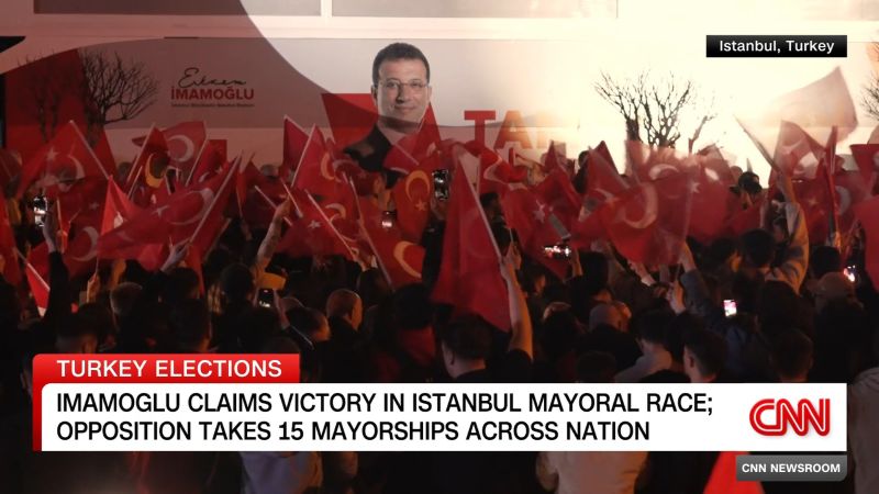 Turkey’s main opposition party wins major cities in elections blow to Erdogan