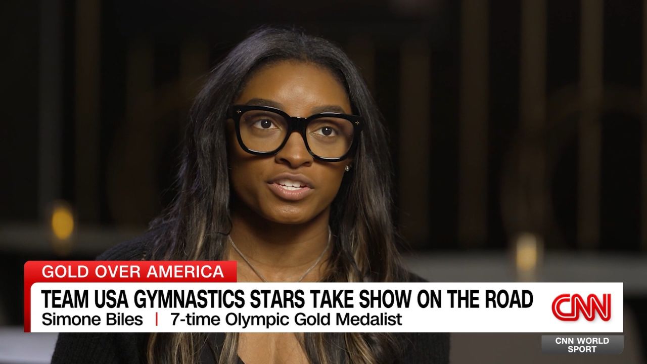 <p>Some of Team USA's biggest stars from the Paris Olympics are taking their show on the road. Simone Biles and Jordan Chiles among those headlining the "Gold Over America Tour." CNN's Coy Wire had the chance to catch up with them before the tour gets underway next month.</p>