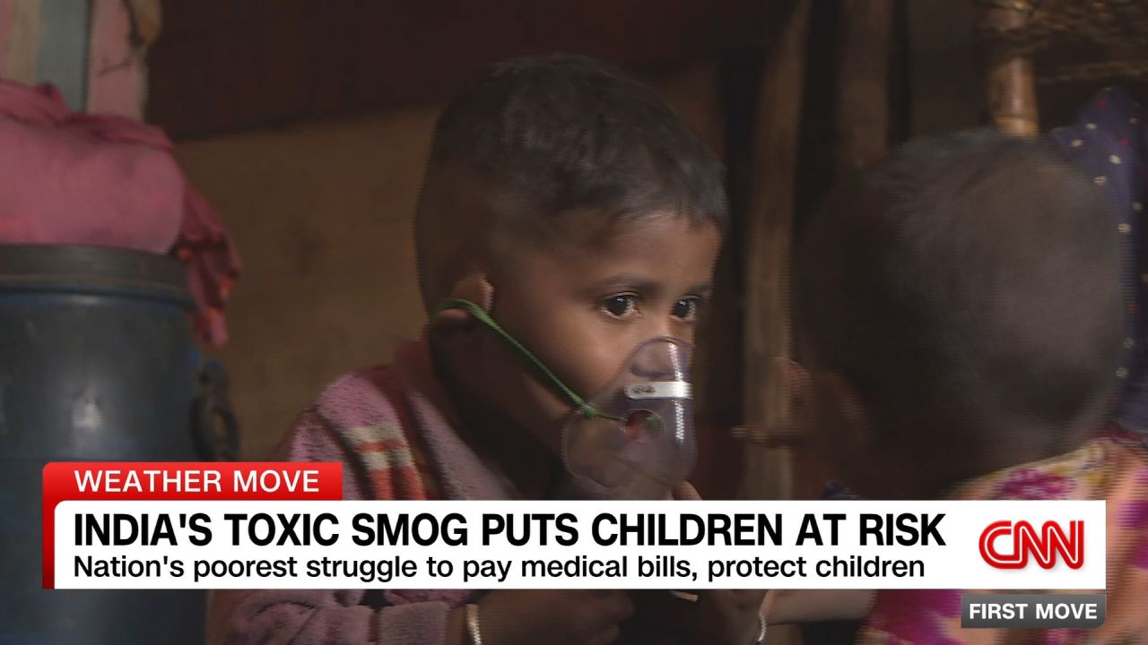 <p>Air pollution has become a regular part of India's winters, putting children's health at risk.</p>