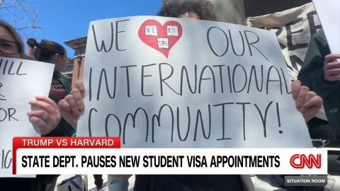 <p>Harvard international student Zilin Ma speaks with CNN's Wolf Blitzer about the impact of Trump's moves against his school and his attempts to ban foreign students.</p>
