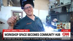 <p>A fisherman and a dry wall contractor created their dream workshop, where everyone is welcome to tool around.</p>