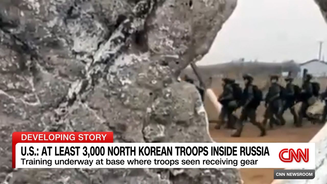 <p>North Korean soldiers are filmed training with newly constructed obstacles and armored vehicles at the same Russian military base where they were previously filmed receiving equipment. CNN's Will Ripley has the latest.</p>