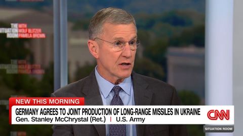 <p>Retired U.S. Army General Stanley McChrystal weighs in on the conflicts in Ukraine and Gaza and tells CNN's Wolf Blitzer about his new book about character.</p>