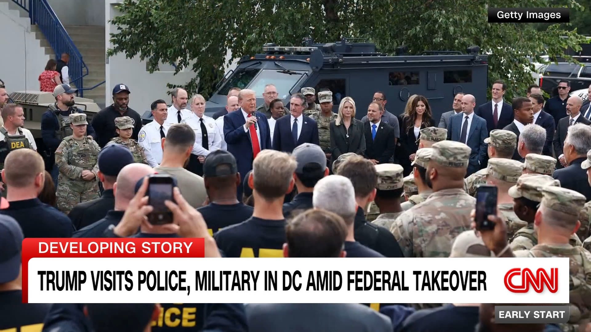 Trump Federalizes DC Police and Deploys National Guard Amid Crime Emergency Declaration