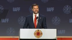 <p>Republican vice presidential candidate JD?Vance?was booed at multiple points during his remarks at a firefighters’ union convention in Boston.</p>