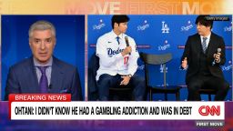 <p>Don Riddell tells Julia Chatterley about how L.A. Dodgers star Shohei Ohtani addressed the theft and gambling allegations against his long-time interpreter. </p>