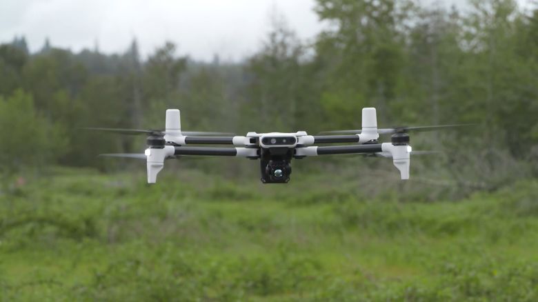 <p>CNN's Nick Watt looks at how a drone made by the company BRINC hopes to become the future of law enforcement by arriving at the scene of emergencies to render help before first responders arrive.</p>