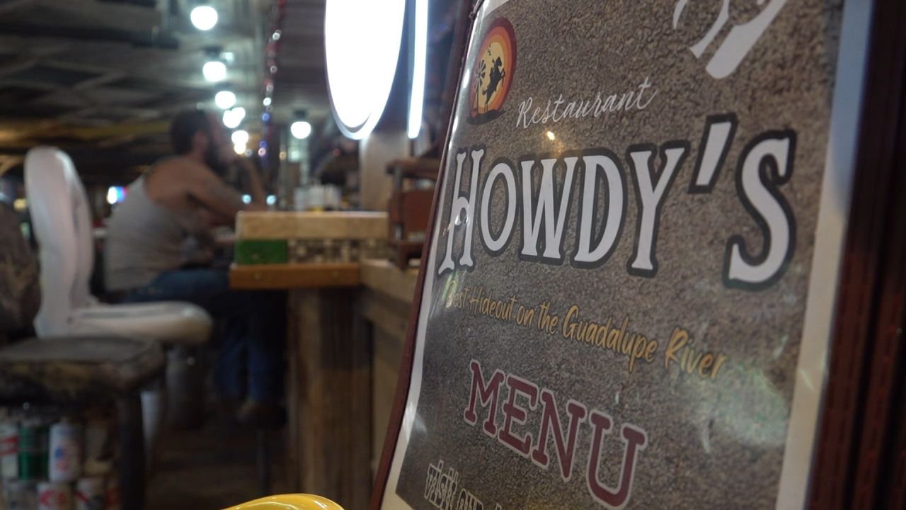 <p>CNN’s Gustavo Valdes visits Howdy’s, a bar along the Guadalupe River in Kerrville, Texas. The bar's owners say they reopened their bar to serve their community by giving locals somewhere to come together amid the tragedy. </p>