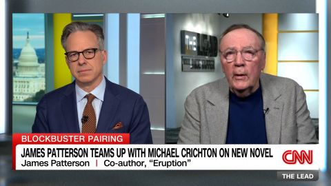 <p>James Patterson speaks with CNN's Jake Tapper</p>