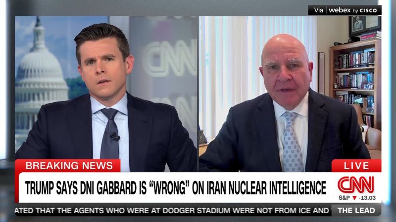 Trump says Gabbard is ‘wrong’ on Iran nuclear intelligence