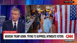 <p>Gov. Gavin Newsom of California shares what he thinks of the US Justice Department sending election monitors to California. </p>