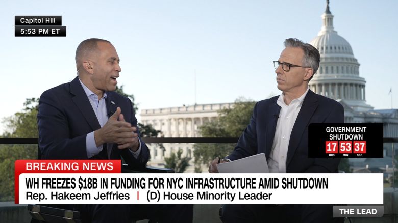 <p>House Minority Leader Rep. Hakeem Jeffries joins The Lead</p>