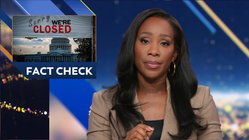 Abby Phillip fact checks Trump claim at center of shutdown