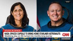 <p>NASA says two astronauts will fly home on a SpaceX capsule after being stuck on board the International Space Station for several months due to issues plaguing the Boeing Starliner spacecraft. CNN's Michael Holmes reports.</p>