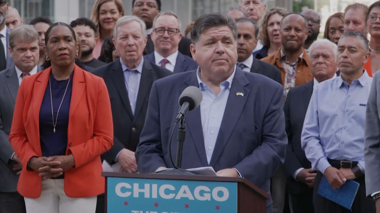 <p>Illinois Governor Pritzker told President Donald Trump, “Do not come to Chicago,” after Trump left the door open to deploying the military to other cities, such as Chicago, telling reporters they were “ready to go anywhere” with “less than 24 hours’ notice.”</p>
