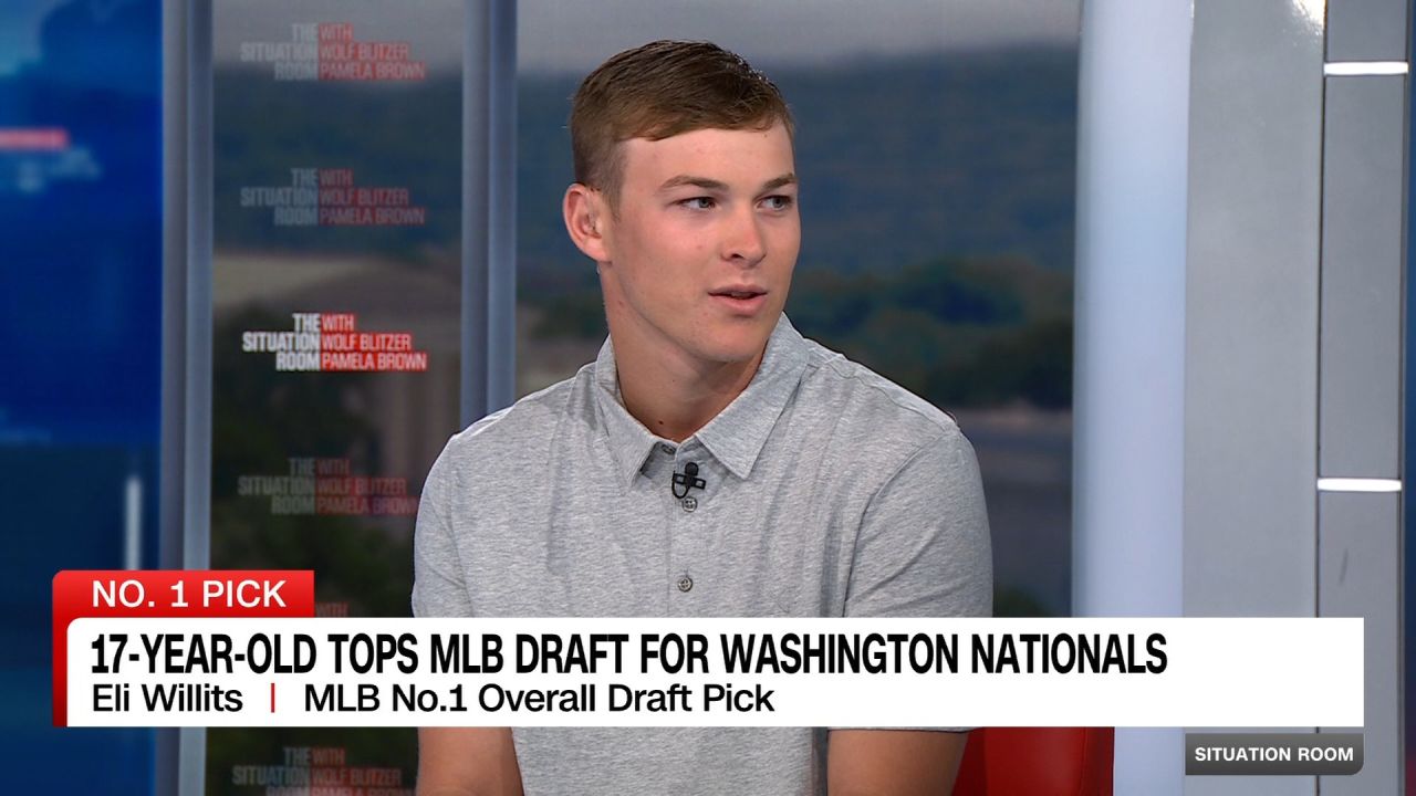 <p>Eli Willits joined The Situation Room to discuss becoming the third-youngest first-round pick in MLB draft history. The Washington Nationals selected Willits, who plays shortstop at his Oklahoma high school, on Sunday night.</p>
