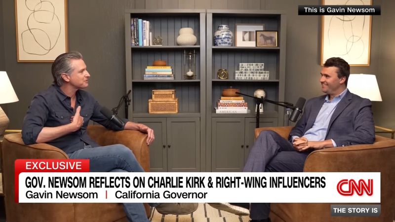 Gavin Newsom shares how his son reacted to Charlie Kirk’s assassination