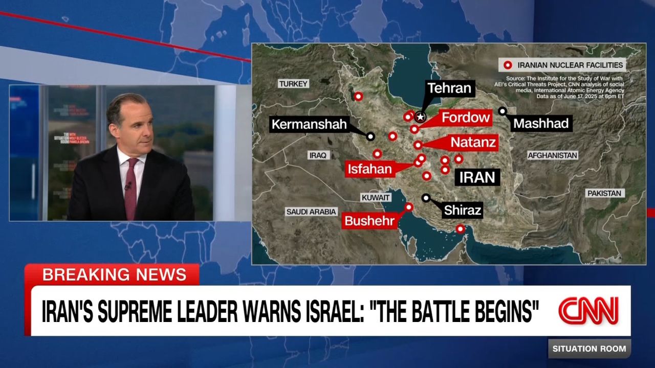 <p>Former White House Coordinator for Middle East & North Africa Brett McGurk joined The Situation Room, providing a blunt assessment of what he believes is the US preparing for military involvement in the Israel-Iran conflict.</p>