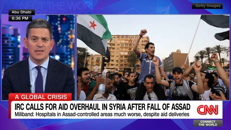 International Rescue Committee CEO says Syria’s ‘needs are huge’