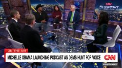 <p>As Democrats try to find a clear messaging strategy, they could turn their hopes to a new podcast from Michelle Obama and her brother Craig Robinson, called “IMO with Michelle Obama & Craig Robinson.” Van Lathan says the former first lady has to talk politics, but Scott Jennings says her influence is overrated.</p>