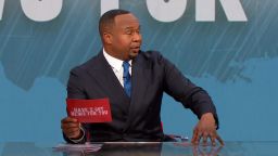 <p>"Have I Got News For You" host Roy Wood Jr. quizzes his fellow comedians on a little-known fact about Jeff Bezos.</p>