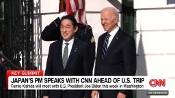 <p>CNN's Hanako Montgomery sits down with Japanese Prime Minister Fumio Kishida ahead of his visit to Washington this week. </p>