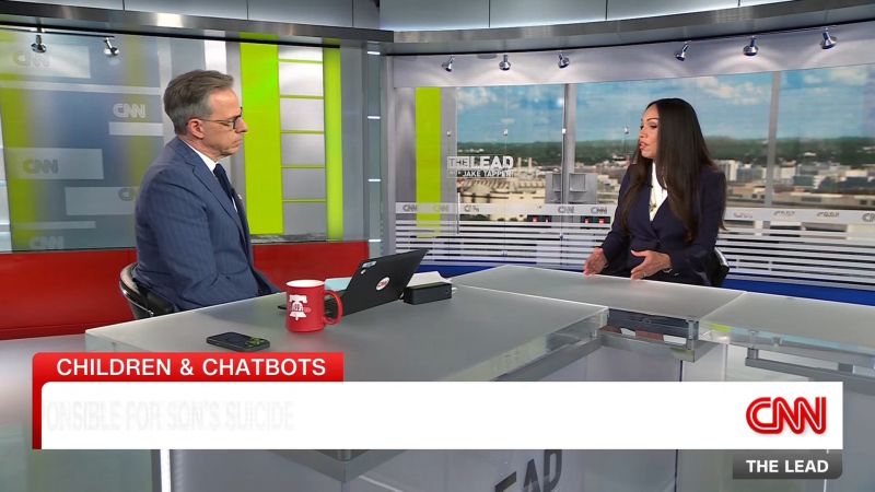 Mother sues AI chatbot company over son’s death by suicide | CNN Politics