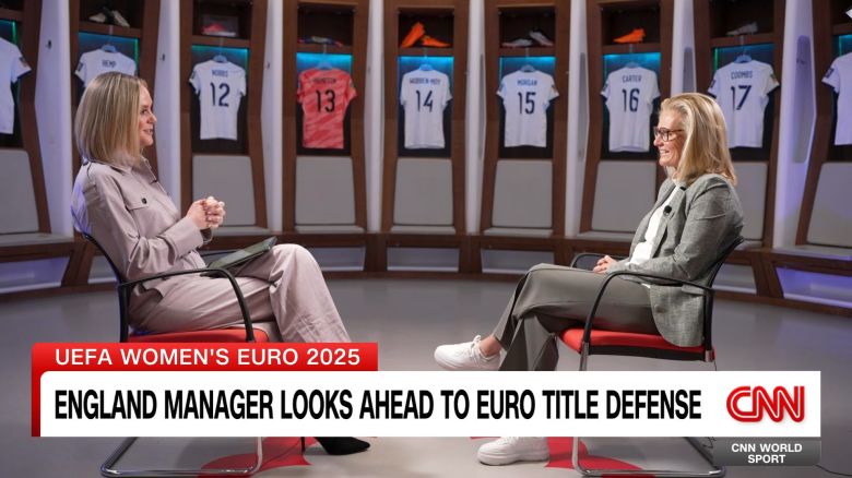 <p>CNN World Sport's Amanda Davies sits down with England women's national football team head coach Sarina Wiegman ahead of next month's UEFA Women's EURO 2025.</p>