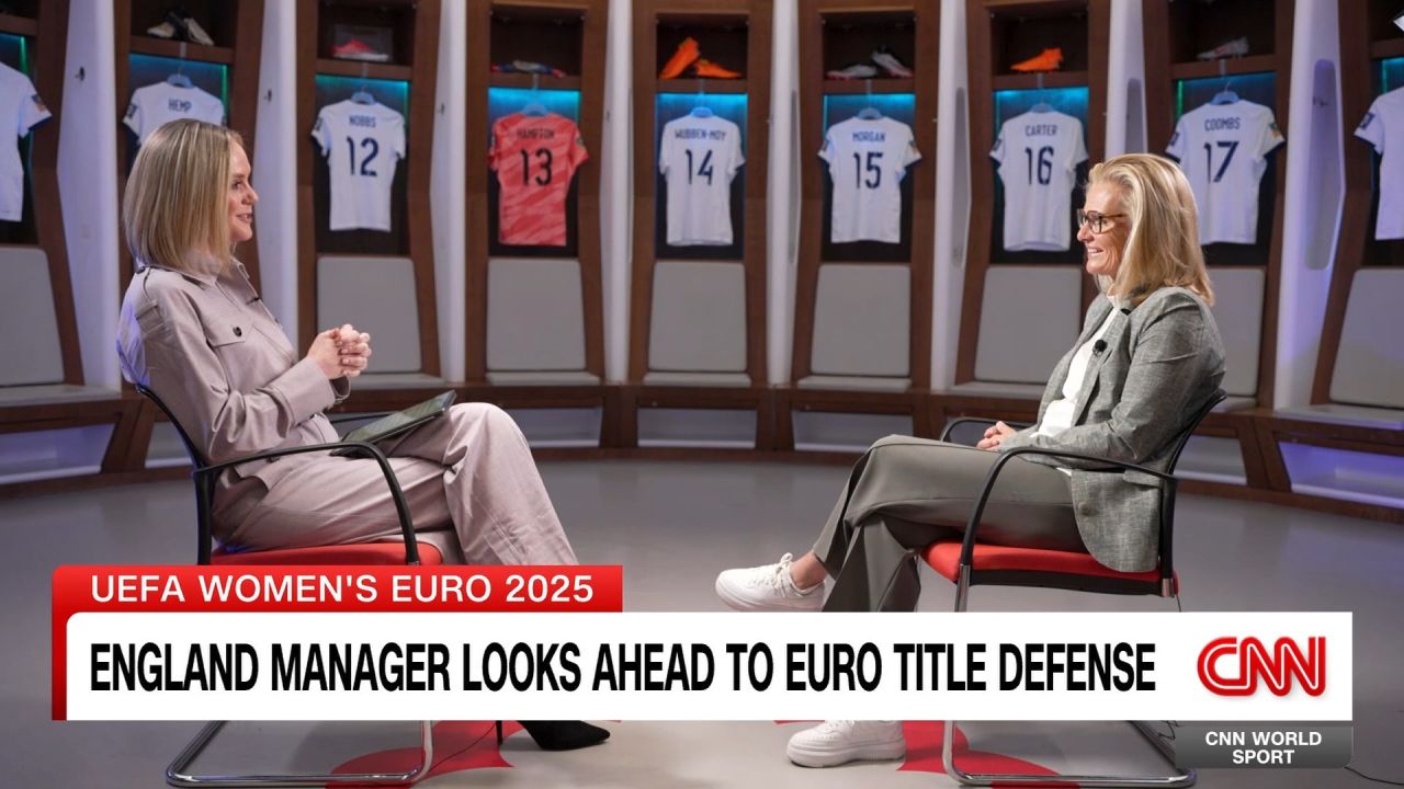 <p>CNN World Sport's Amanda Davies sits down with England women's national football team head coach Sarina Wiegman ahead of next month's UEFA Women's EURO 2025.</p>